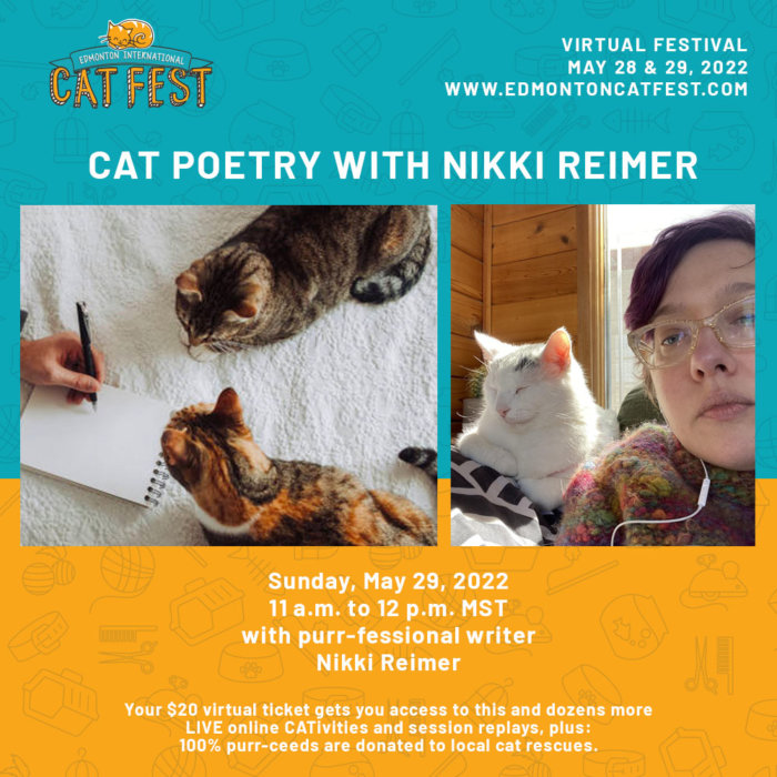 Edmonton Cat Festival Cat Poetry with Nikki Reimer 3