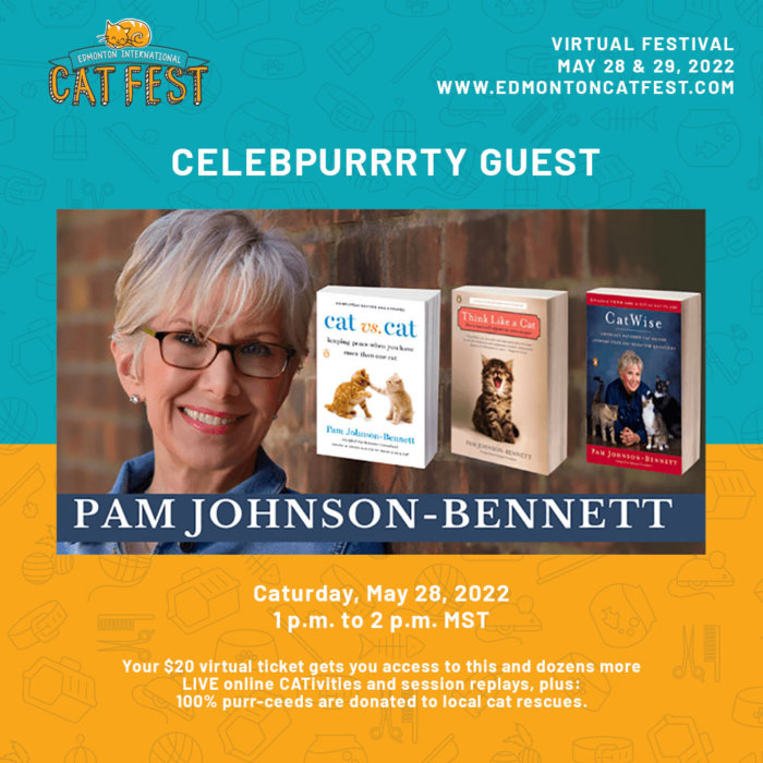 Presentation Edmonton Cat Festival Celebpurrrty Guest Pam Johnson Bennett