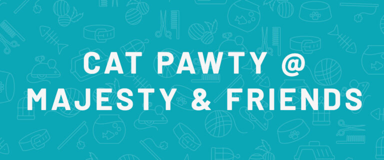CAT PAWTY Website Banner