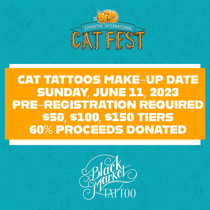 Cat Tats Black Market Tattoo Make up Date