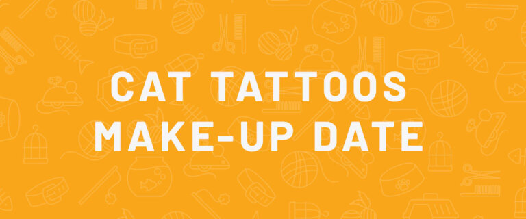 Cat Tats Black Market Tattoo Make up Date Banner