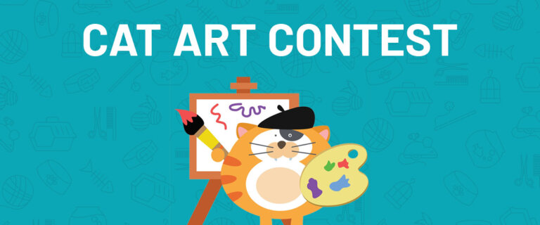Cat Art Contest Banner