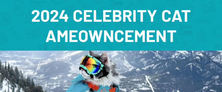 Celebrity Cat Ameowncement Banner Great Grams of Gary