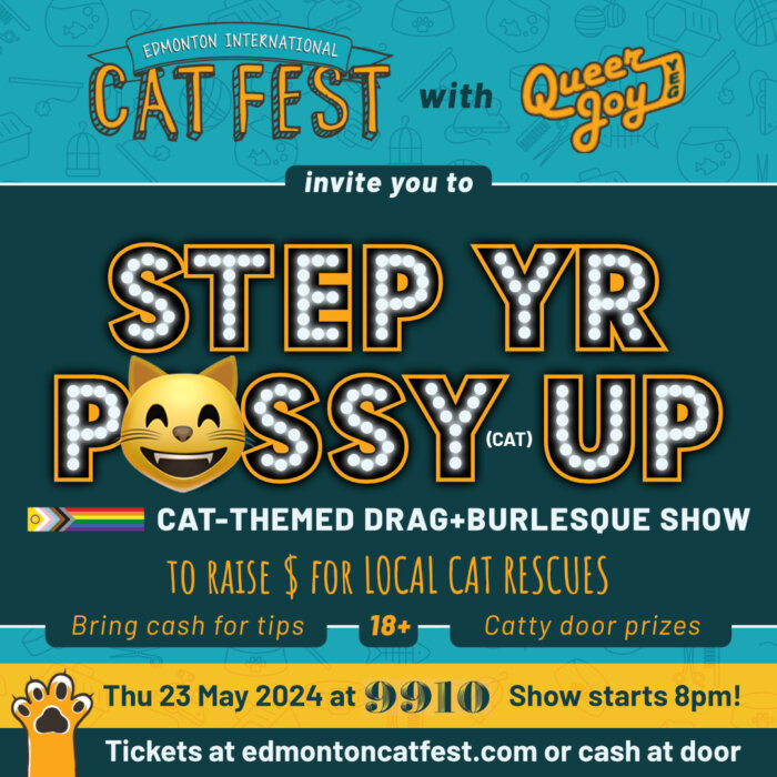 Edmonton Cat Festival Cat Drag and Burlesque Fundraising Show